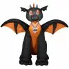 Gemmy Airblown Inflatable Winged Black and Orange Dragon, Self-Inflates, G-221975 -Deals Gemmy Store 1445672