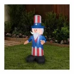 Gemmy Outdoor Airblown Inflatable Uncle Sam, 4 ft., G-44244 -Deals Gemmy Store 1486426 A1