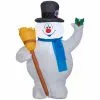 Gemmy Airblown Inflatable Frosty with Broom -Deals Gemmy Store 1572878