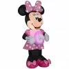 Gemmy Airblown Easter Minnie Mouse in Pink Polka Dot Dress with Egg Decor -Deals Gemmy Store 1634558