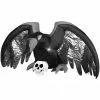 Gemmy Airblown Mixed Media Crow with Skull Inflatable Decoration, G-224694 -Deals Gemmy Store 1694681