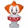 Gemmy Airblown Stylized Pennywise Inflatable Decoration, G-225884 -Deals Gemmy Store 1694736