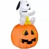 Gemmy Airblown-Snoopy on Pumpkin-MD-Peanuts (WM) -Deals Gemmy Store 1694797