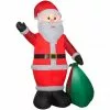 Gemmy Airblown Inflatable Extra Bright Inflatable Santa -Deals Gemmy Store 1736989