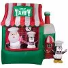 Gemmy Animated Airblown Inflatable North Pole Taffy Stand -Deals Gemmy Store 1737077