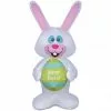 Gemmy Airdorable Airblown Whimsical Easter Bunny