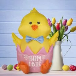 Gemmy Airdorable Airblown Easter Hatching Chick -Deals Gemmy Store 1874510 A3