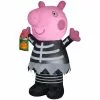Gemmy Airblown Inflatable Peppa Pig in Skeleton Dress -Deals Gemmy Store 1904189