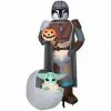New! Gemmy Airblown Inflatable Star Wars The Mandalorian The Child with Pumpkin Scene 1 New! Gemmy Airblown Inflatable Star Wars The Mandalorian The Child with Pumpkin Scene -Deals Gemmy Store 1904199