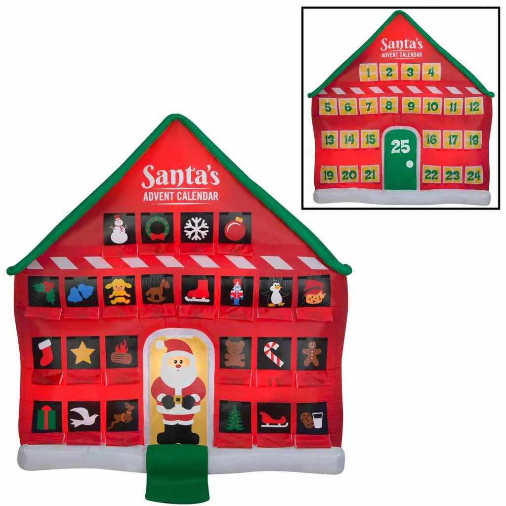 New! Gemmy Airblown Inflatable Advent Calendar, G-112287 3 New! Gemmy Airblown Inflatable Advent Calendar, G-112287