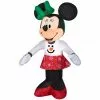 New! Gemmy Airblown Inflatable Minnie Mouse in Snowman Sweater and Snowflake Skirt, G-119258 -Deals Gemmy Store 1935149
