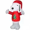 New! Gemmy Airblown Inflatable Snoopy with Christmas Tree Sweater, G-119306 -Deals Gemmy Store 1935157