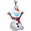New! Gemmy Airblown Inflatable Olaf with Red Scarf, G-119634 -Deals Gemmy Store 1935164